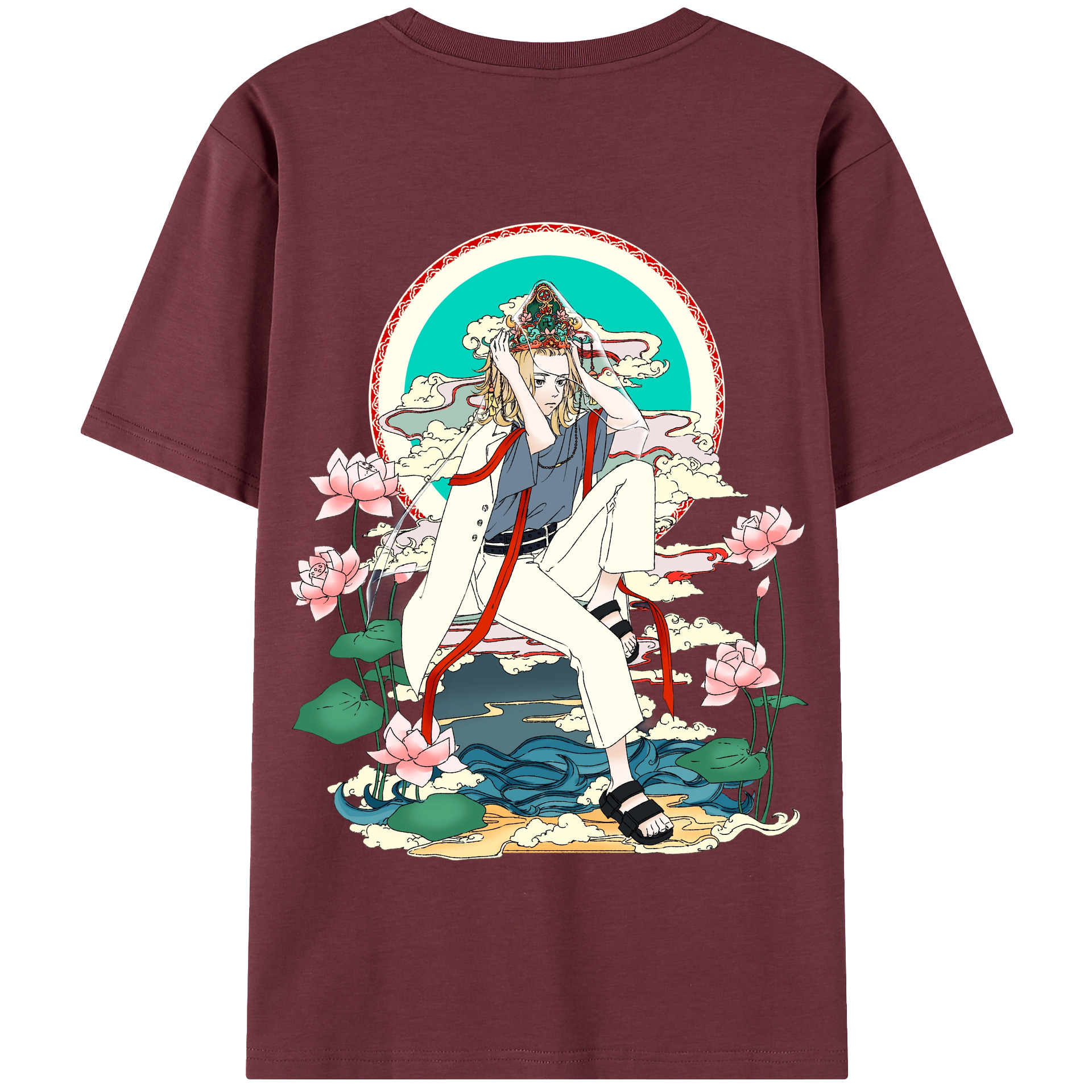 （画像用） 東京リベンジャーズ Tokyo Revengers 綿100％半袖Tシャツ（背面プリント）